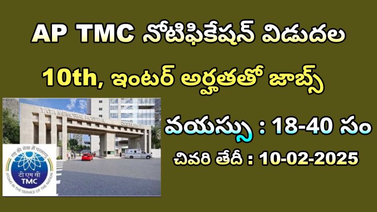 AP TMC JOB Recruitment 2025