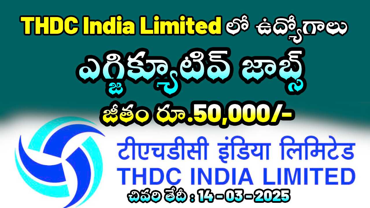 Latest Job Recruitment in THDC India Limited 2025 Released