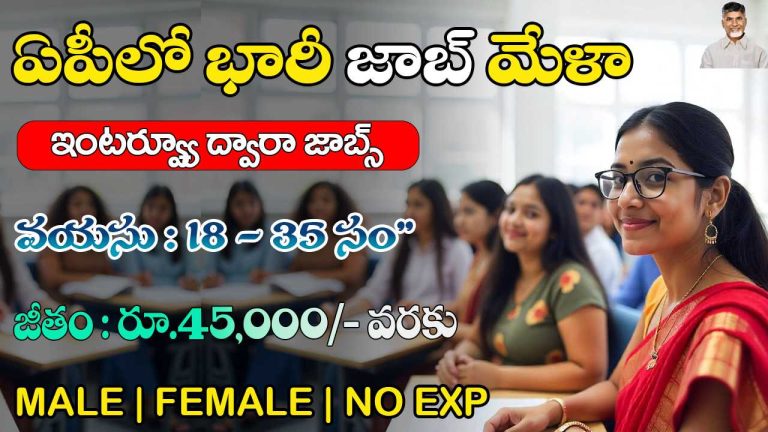 andhra pradesh releases latest job mela 2025