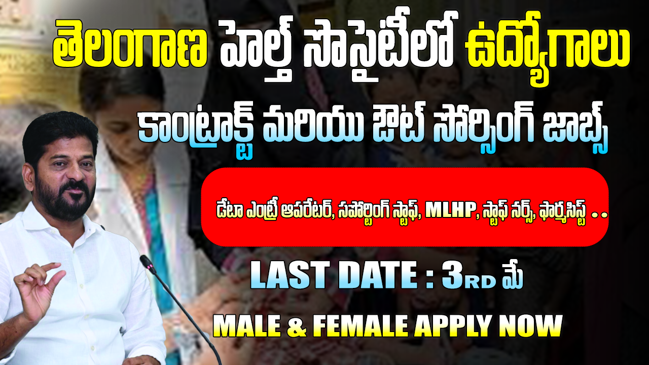 Telangana Contract & Outsourcing Jobs 2025