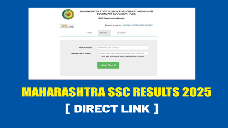 Maharashtra 10th and 12th Results 2025 | Maharashtra SSC And HSC Results 2025 at mahresults.nic.in