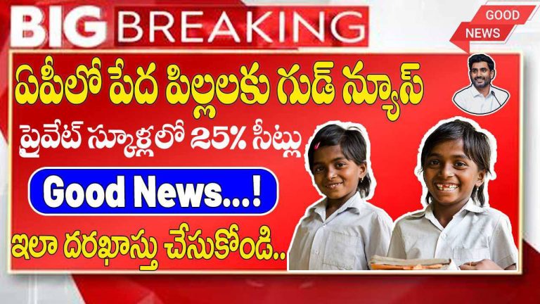 AP Private Schools RTE Admissions Notification 2025